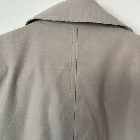 Anne Klein Women’s s Rain Car 3-Season  Coat Jacket Tan Khaki Hip Length Size M - Picture 7 of 12